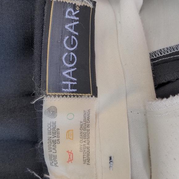 Haggard Suit Vintage black wool 2 piece suit - Picture 6 of 7